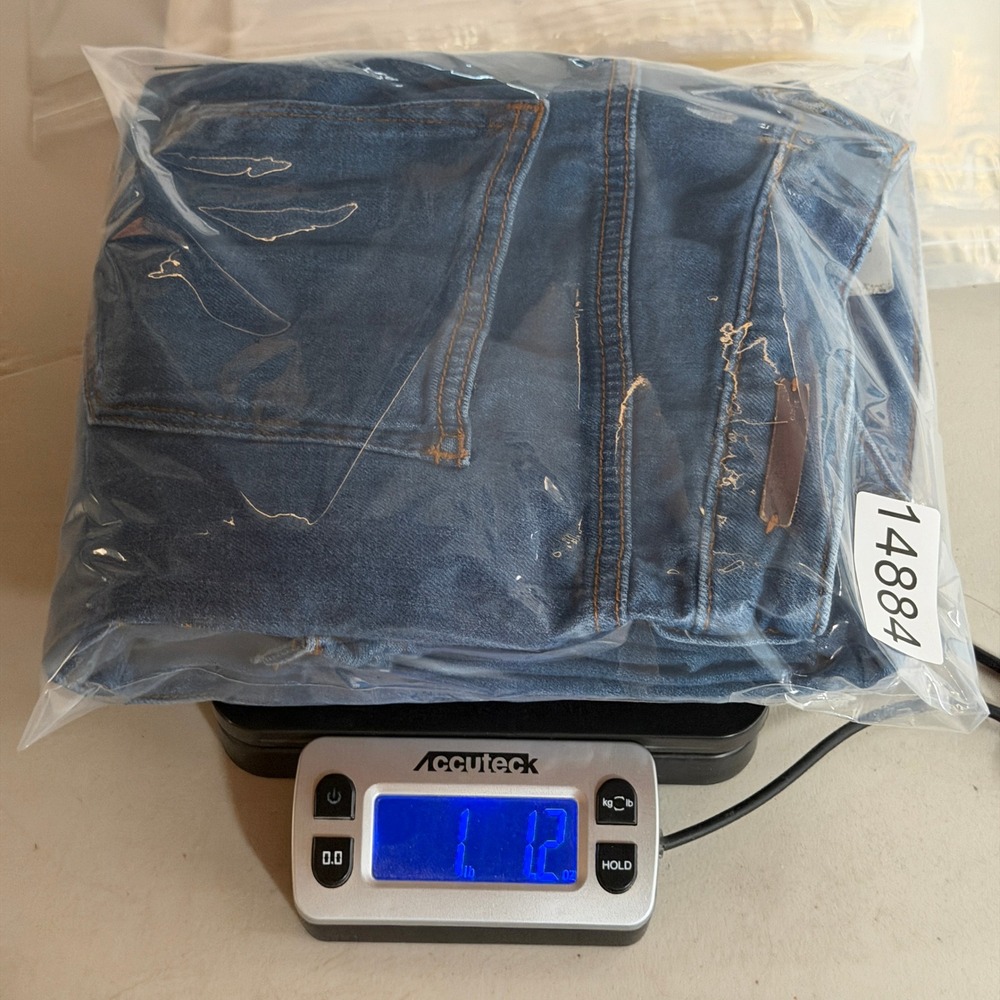 Pilcro and the Letterpress Anthropologie Wide Leg Seam Detail Jeans Blue 28 - Picture 16 of 16